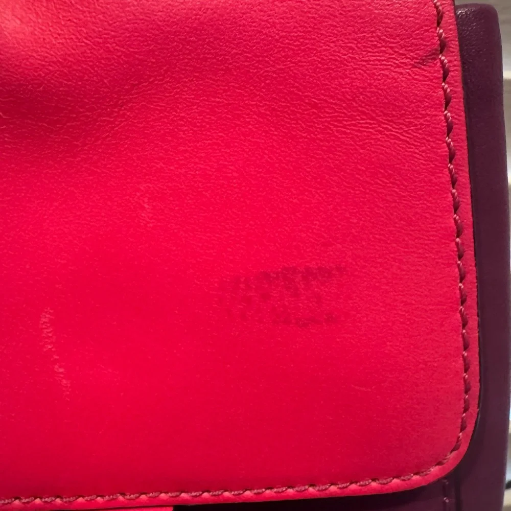 Kate Spade Cedar Street Satchel Pink Plum Leather Top Handle Crossbody - Picture 5 of 6